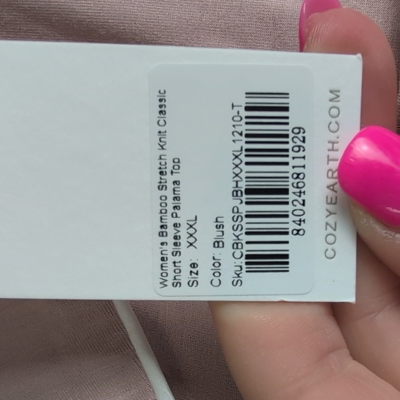 Cozy Earth Pajama Top. New. XXXL. - Picture 8 of 8